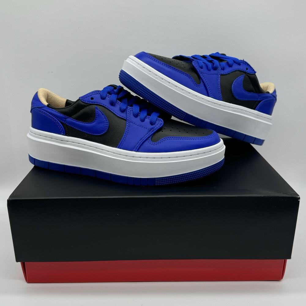 Nike Air Jordan 1 Elevate Low Black Hyper Royal DH7004-004 Women New Size 7.5